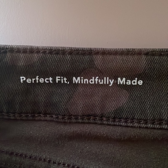 DL1961 Florence Ankle Skinny Jeans Mid Rise Instasculpt Camo Fort Green Size 29 - Picture 11 of 15